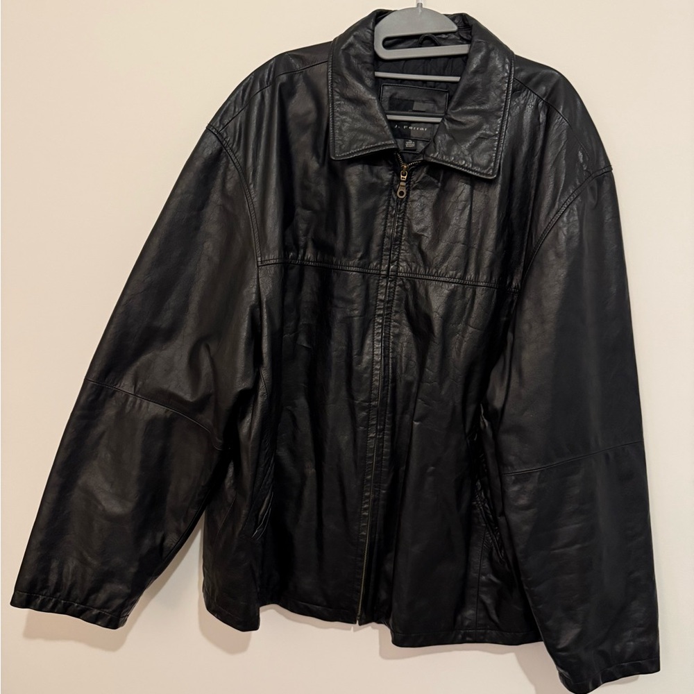 jf j.ferrar Men's Black Lightweight Jacket
